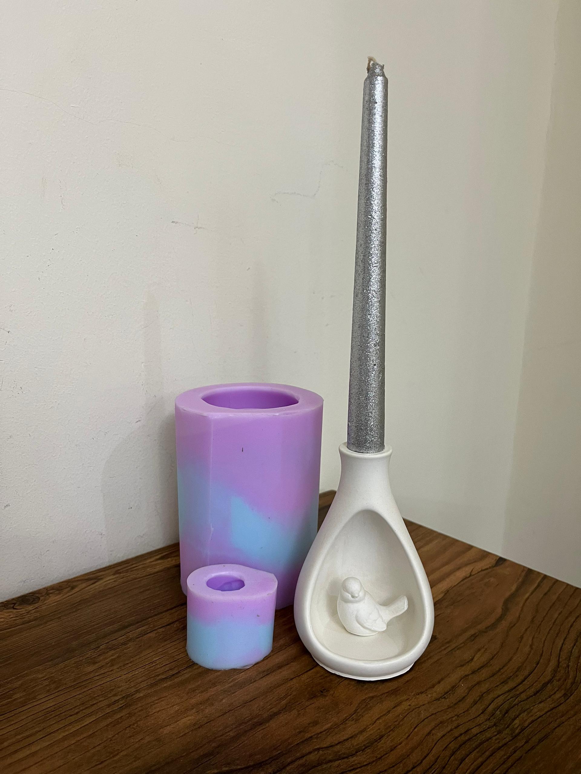 قالب سیلیکونی جاشمعی همراه با مرغ امین