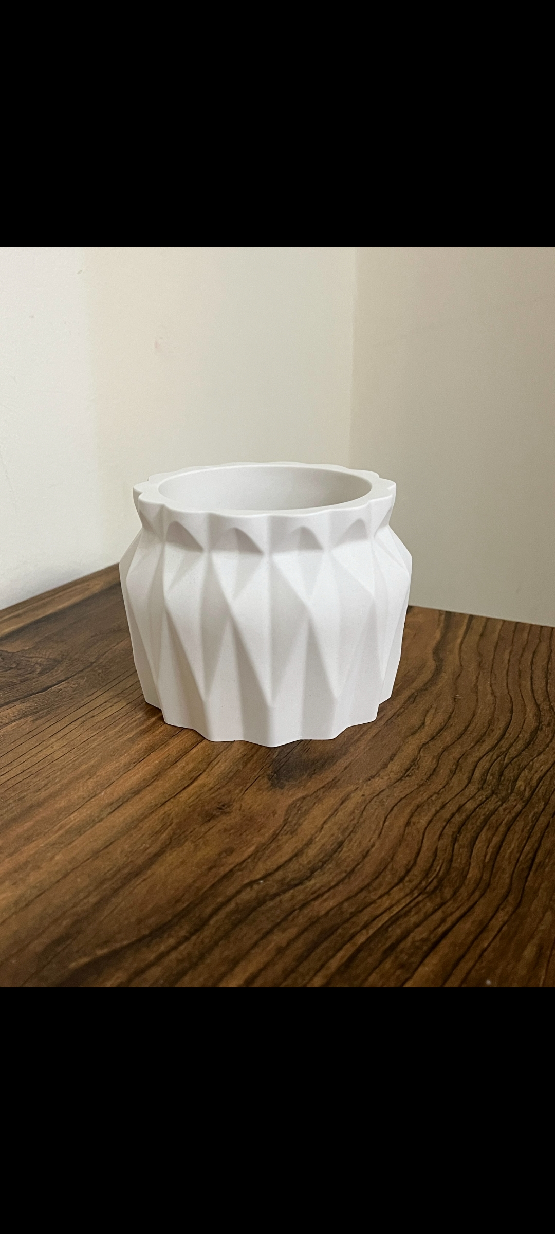 قالب سیلیکونی گلدان طرح لوزی