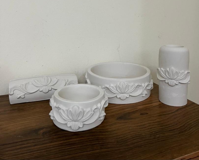 قالب سیلیکونی ست هفتسین منبت کاری