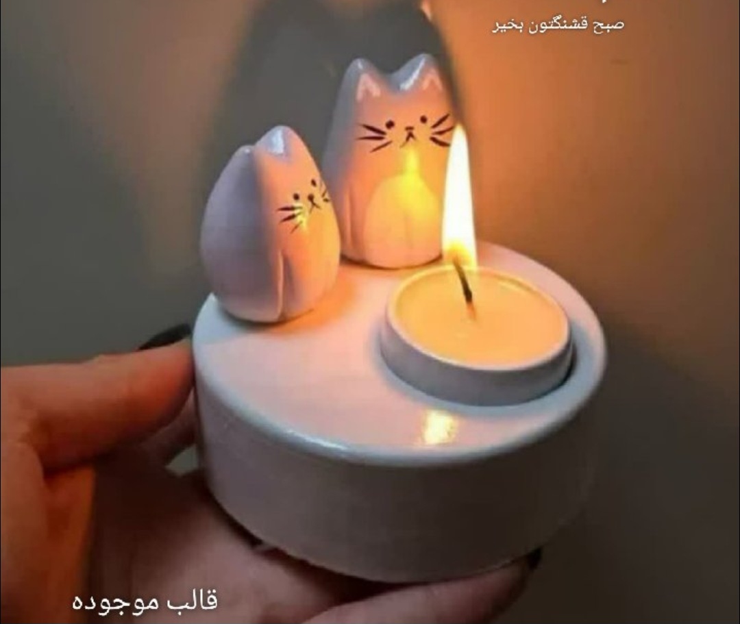 قالب سیلیکونی جا وارمری با گربه های وارمری