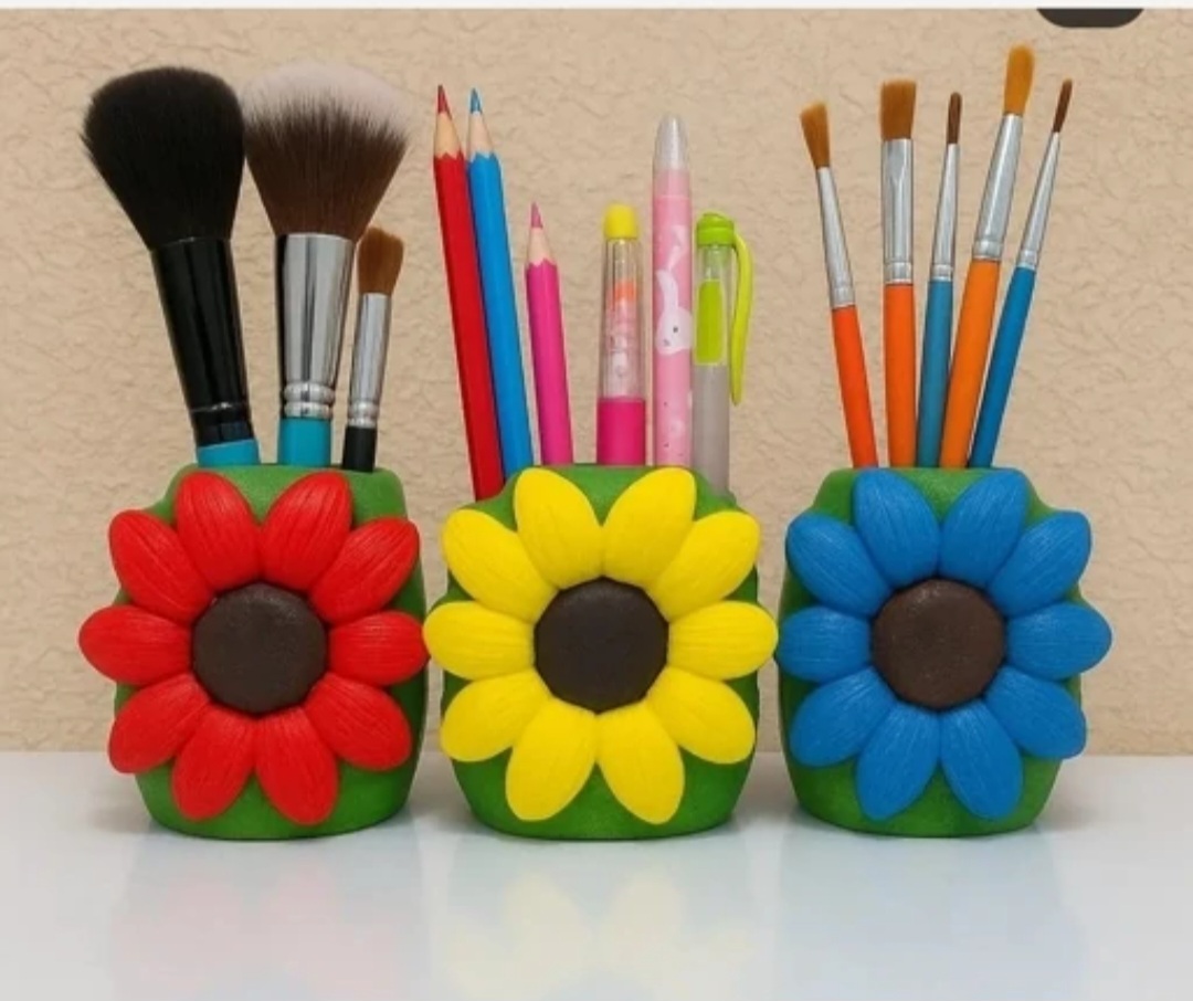 قالب سیلیکونی جامدادی یا گلدان طرح گل